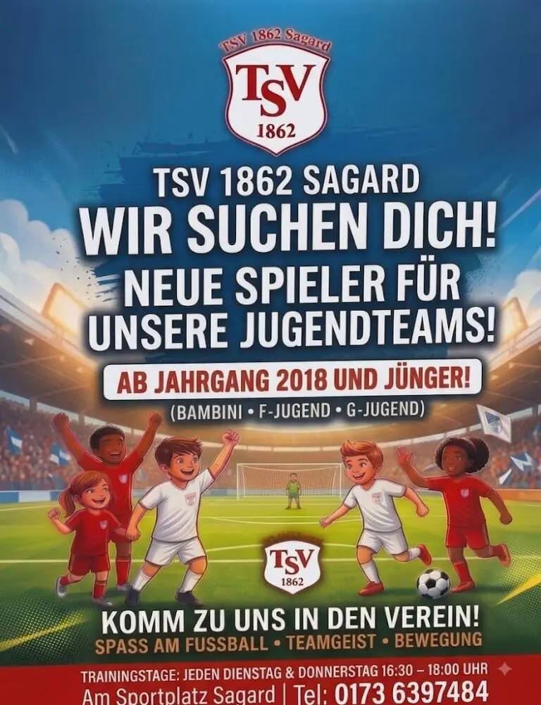 TSV Sagard sucht Nachwuchs